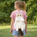 Mochila de felpa en forma de gato con patas de silicona 50cm
