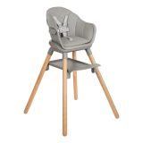 Trona 2en1 Woody Gris 2024 Kikkaboo - imagen 2