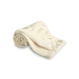 Manta Eco Flores Plush Sensillo 80x100 para Bebé