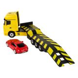 Camión de remolque R/C Mercedes-Benz 1:26 Amarillo Rojo