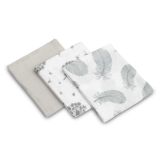 Pañales de Muselina 3-Pack Sensillo - Color Gris - imagen 2