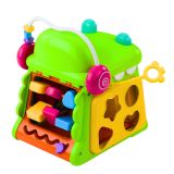 Cubo Educativo Interactivo Cocodrilo con Piano Sensorial