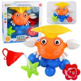 Crab Bath Set Fountain Interactive Toy with Suction Cups