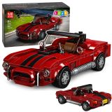 Bloques de Construcción Coche Clásico S.Cobra Rojo 391 pcs