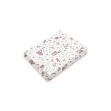 Sábana Ajustable Algodón Bebé Bosque Beige Sensillo