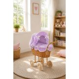 Cochecito de Muñecas de Mimbre con Ropa My Sweet Baby - imagen 3
