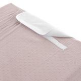 Cambiador bañera Unic Cambrass 50x70 cm rosa, vista lateral