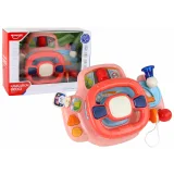 Volante Interactivo Rosa Simulador de Conducción Multifuncional