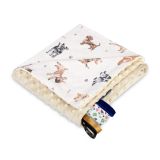 Manta Minky Beige Sensillo, suave y cómoda para bebés.