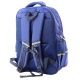 Mochila Escolar con Correa de Pecho Azul Marino 20L