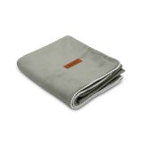 Manta de terciopelo gris 75x100 de Sensillo para bebé