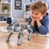 Perro Robot AI en acción, ideal para el juego en casa.