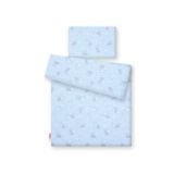 Juego de Ropa de Cuna My Sweet Baby 120x90 cm con Conejos Azules - imagen 3