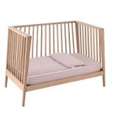 Saco de cuna Unic Cambrass 60x120 cm rosa, vista con relleno desenfundable