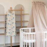 Saco de dormir de bambú 6-18 meses 0,5 TOG Ballenas – Verde oliva