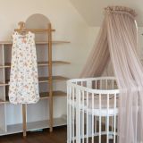 Saco de dormir de bambú 6-18 meses 0,5 TOG CandyCute – Blanco