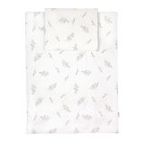 Juego de cama infantil Junior 90x120 en Ramitas verdes de Waldin