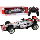 Coche de Carreras RC Control Remoto 1:12 Plata con Sonido
