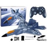 Avión Radiocontrol 4D-G7 con Luces Grande Azul