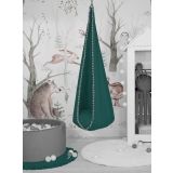Hamaca Colgante Cocoon My Sweet Baby en Verde Botella - imagen 2