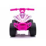 Quad eléctrico TR1805 blanco-rosa