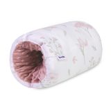 Muff de Alimentación Minky Flori Dusty Pink Sensillo, suave y ergonómico.