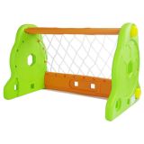 Portería de Fútbol Verde y Naranja para Niños