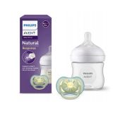 Set de biberones Philips Avent Natural con tetinas suaves.