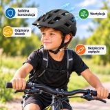 Casco MTB en uso en montaña, ofreciendo seguridad y estilo.