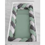 Protector de Cuna Trenzado Knot Bumper XXL My Sweet Baby - imagen 3