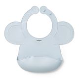 Babero de Silicona Ajustable Babyono - Azul, Comodidad y Protección