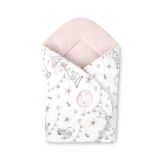 Arrullo Swaddle Bebé Velcro Algodón Circo Rosa 75 cm