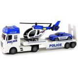 Kit de Transporte de Policía con Helicóptero, Sonidos y Luces