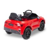 Vista lateral del coche eléctrico Audi RS3 rojo Toyz