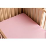 Sábana Cuna Jersey Deluxe Rosa 160x80 - Sensillo - imagen 3