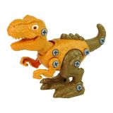 Set de Dinosaurio Tyrannosaurus Rex con Huevo y Destornillador Naranja