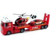 Set de Bomberos Infantil con Camión y Helicóptero - imagen 2