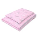 Juego de Ropa de Cuna My Sweet Baby 2 piezas con conejitos rosas