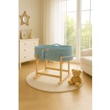 Moisés Boho Hecho a Mano Misty Blue - My Sweet Baby