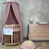 Dosel de techo de muselina – Rosa