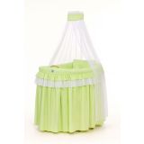 Moisés My Sweet Baby en verde con juego de textil completo