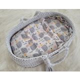 Manta Envolvente para Muñecas My Sweet Baby - Hedgehogs Grey - imagen 2