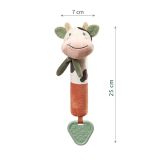 Juguete de Peluche Squeaky Cow Bingo Babyono para Bebés - imagen 2