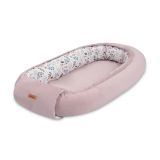 Cocoon de Bebé Sensillo Velvet Twigs Pink 80x45