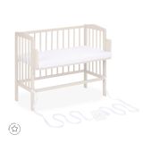 Colchón de Waldin para minicuna, fabricado con material de espuma flexible.