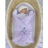 Saquito Ajustable de Bebé con Lazo - My Sweet Baby - color Lila Claro