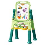 Pizarra Magnética Doble Cara con Tiza y Marcadores, 48 pcs