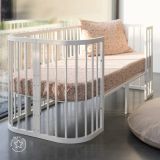 Cuna Wood 7 en 1 con Colchón Waldin Blanco