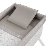 Minicuna Tijera Madera Abete Beige/bco 55x87x74 Cm - Cambrass - imagen 2