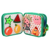3D Felt Sensory Educational Book - Domestic Animals - Cow